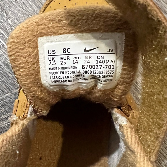 Nike Court Borough Mid Wheat Sneakers - Picture 5 of 8